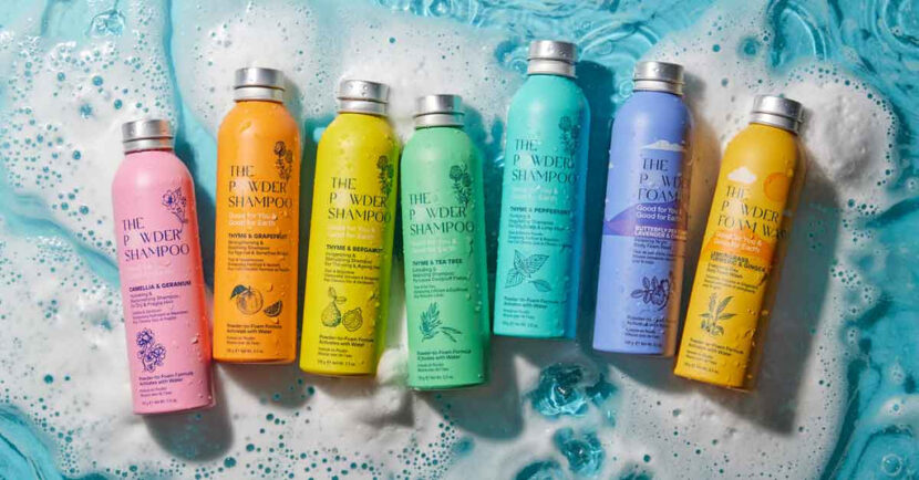 powder shampoo rainbow